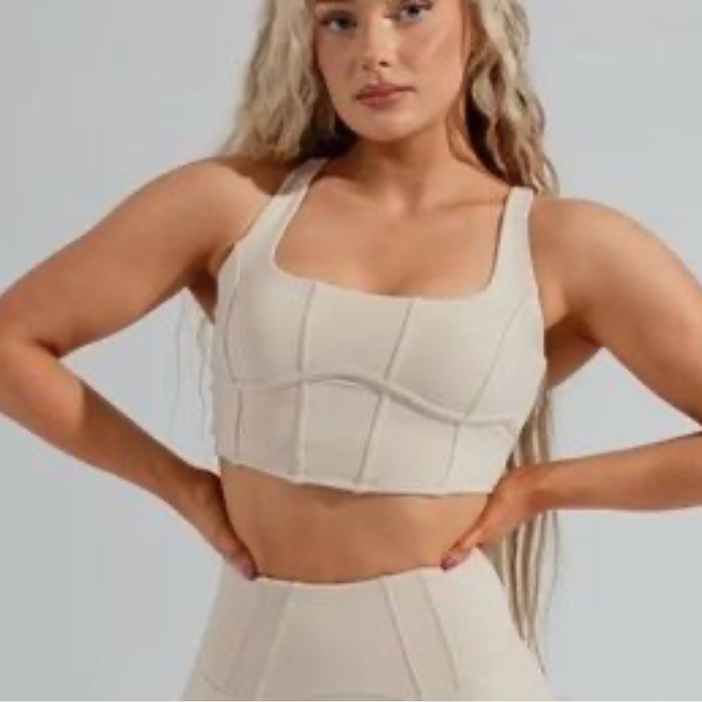 White Corset Crop